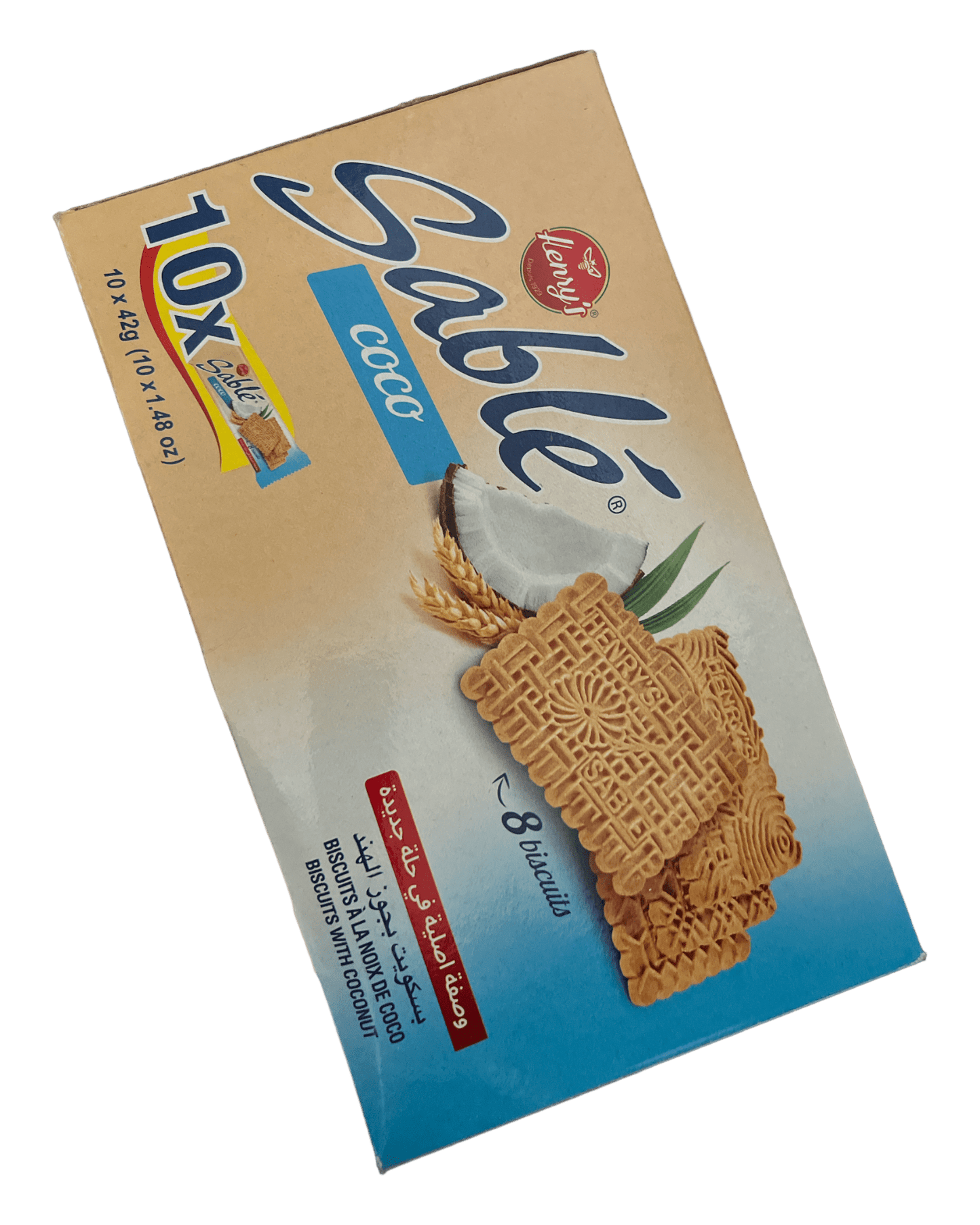 HENRY'S SABLE Coco Authentic Moroccan Cookies 10x42g
