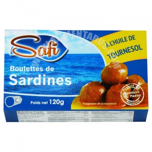 Boulettes de sardines Safi à l'huile de tournesol 125g