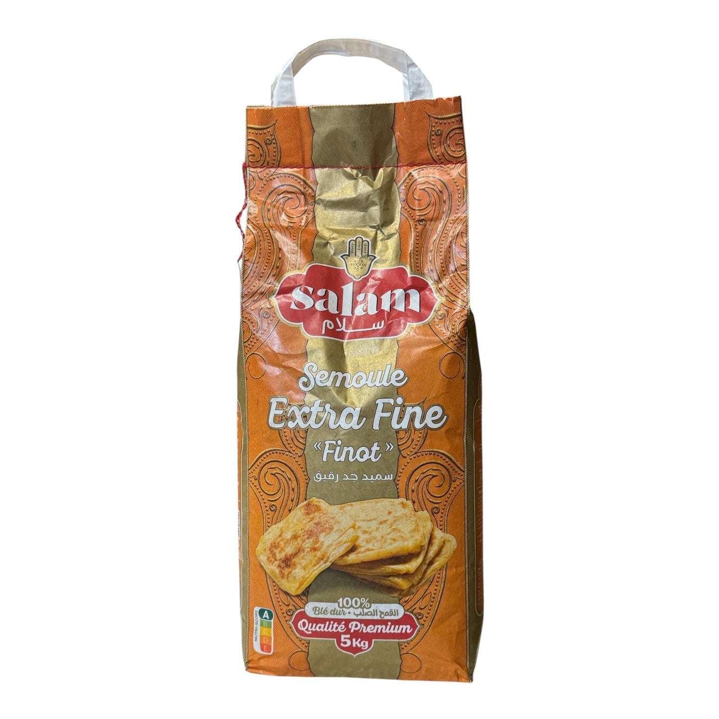 Salam Extra Fine Semolina (Semoule Finot) – Durum Wheat Semolina 5 kg