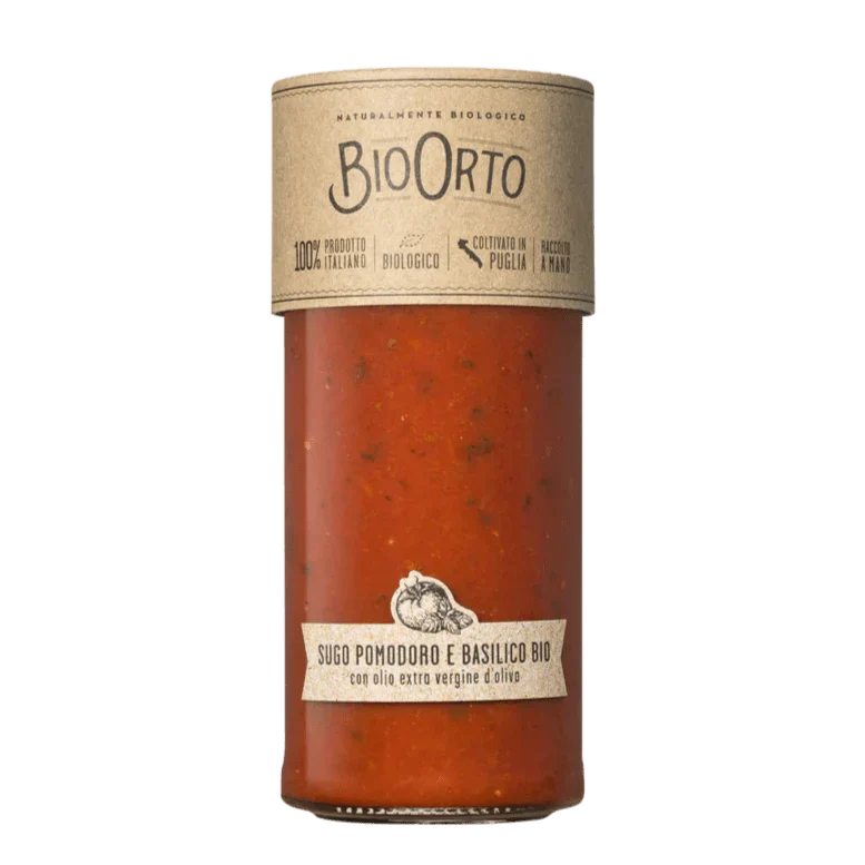 SAUCE TOMATE ET BASILIC BIOLOGIQUE - Bio Orto