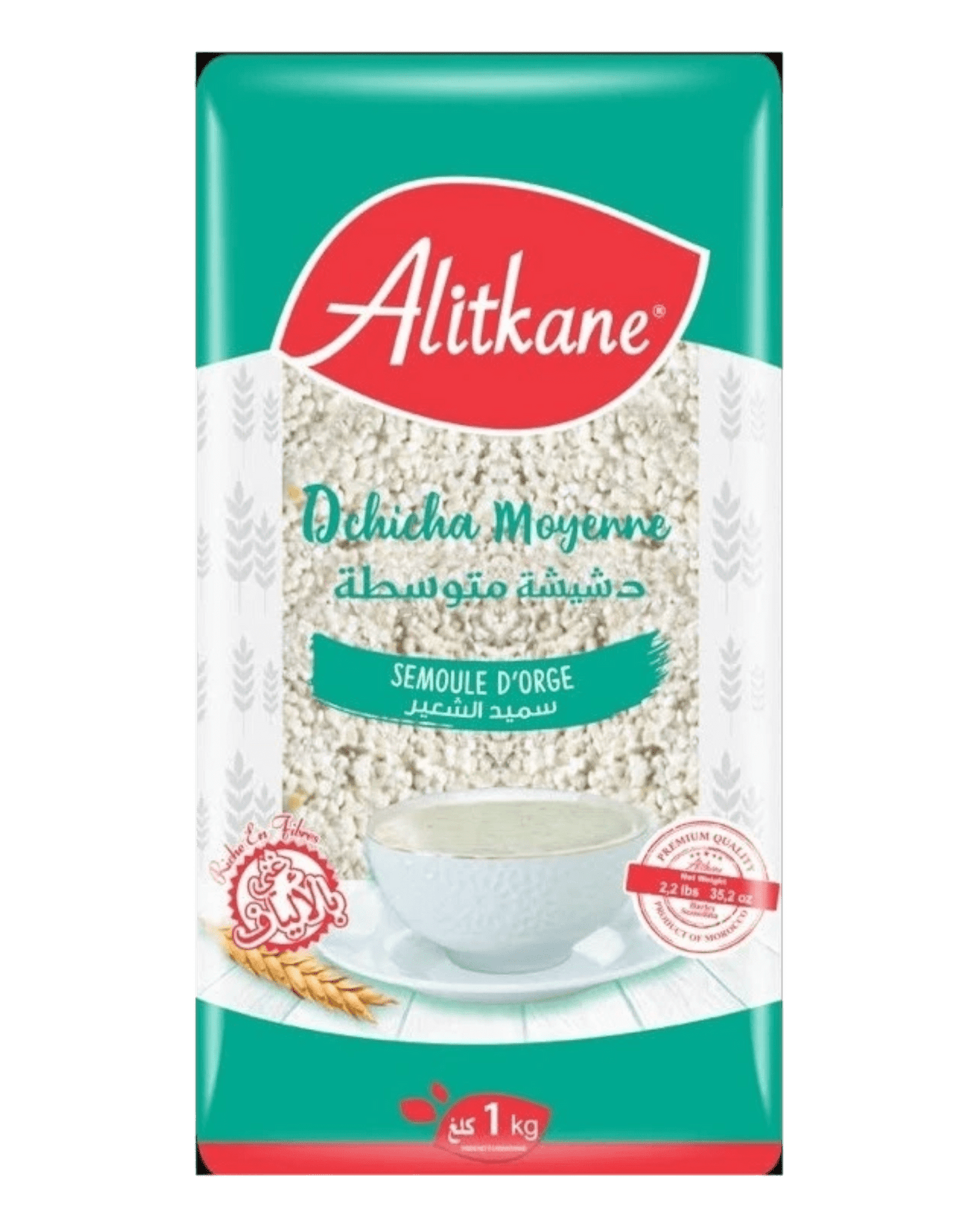 Dchicha d'orge à la semoule Alitkane moyenne 1kg