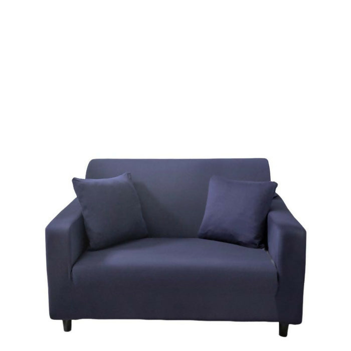Anyhouz Sofa Cover Plain Navy Blue Style and Protection