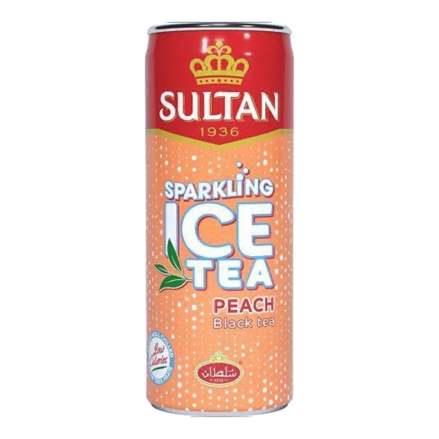 Sultan Boisson Glacée Pétillante – Thé Noir Pêche (330 ml) | Boisson Marocaine