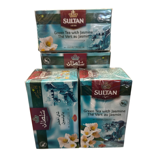SULTAN Tisane Green Tea with Jasmine -5 Pack (20 Bags Each) FOODS ZaytunaMart.ca