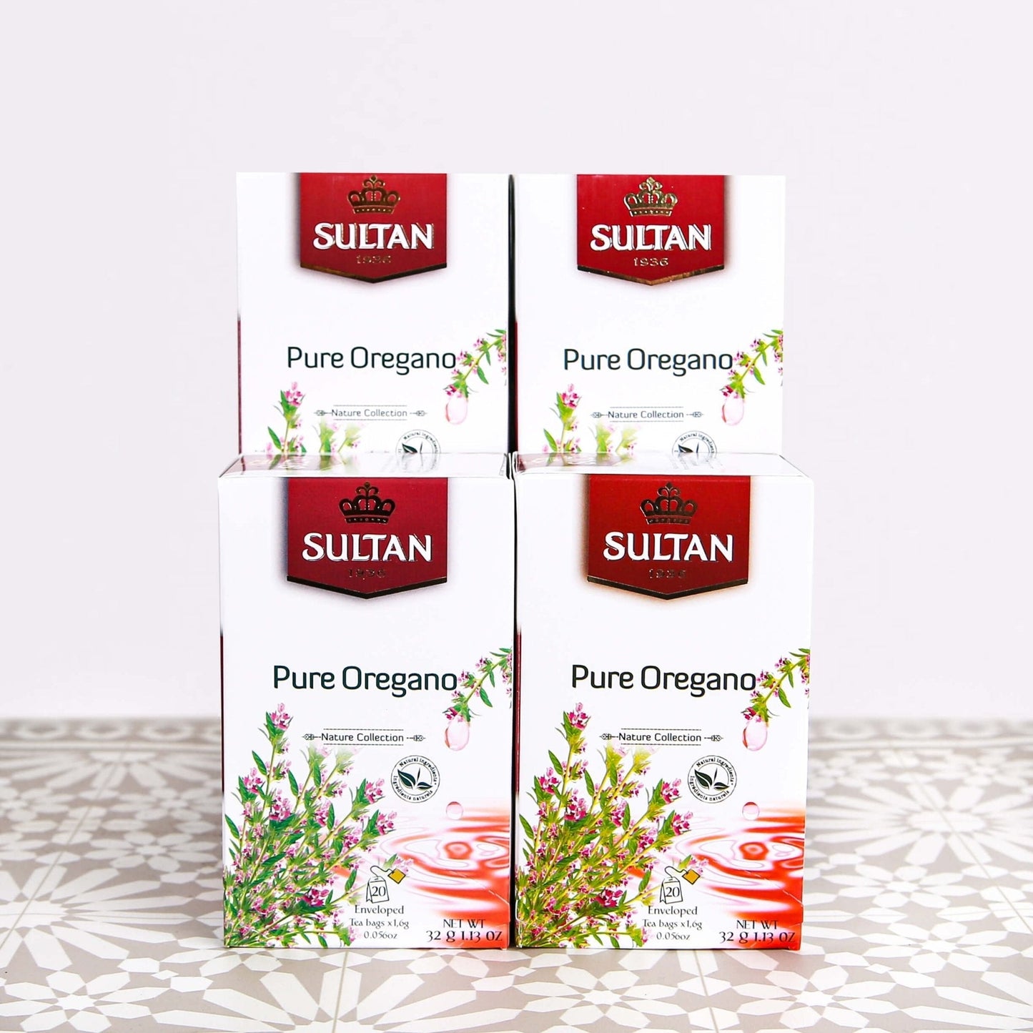 SULTAN Tisane Pure Oregano - 5 Pack (20 Bags Each) FOODS ZaytunaMart.ca