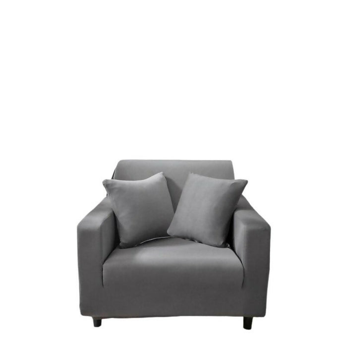 Anyhouz Sofa Cover Plain Grey Style and Protection
