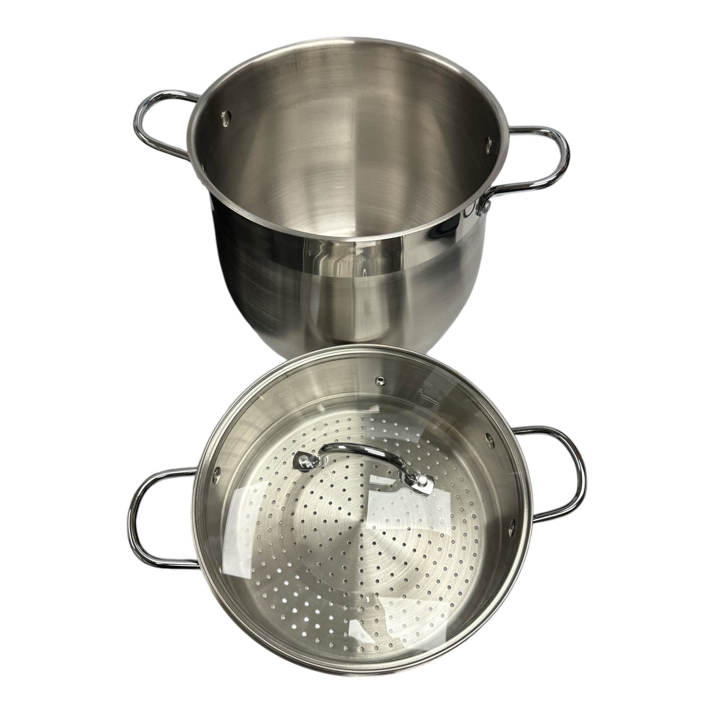TAYEB Couscoussier Pot Stainless Steel Steamer 8L