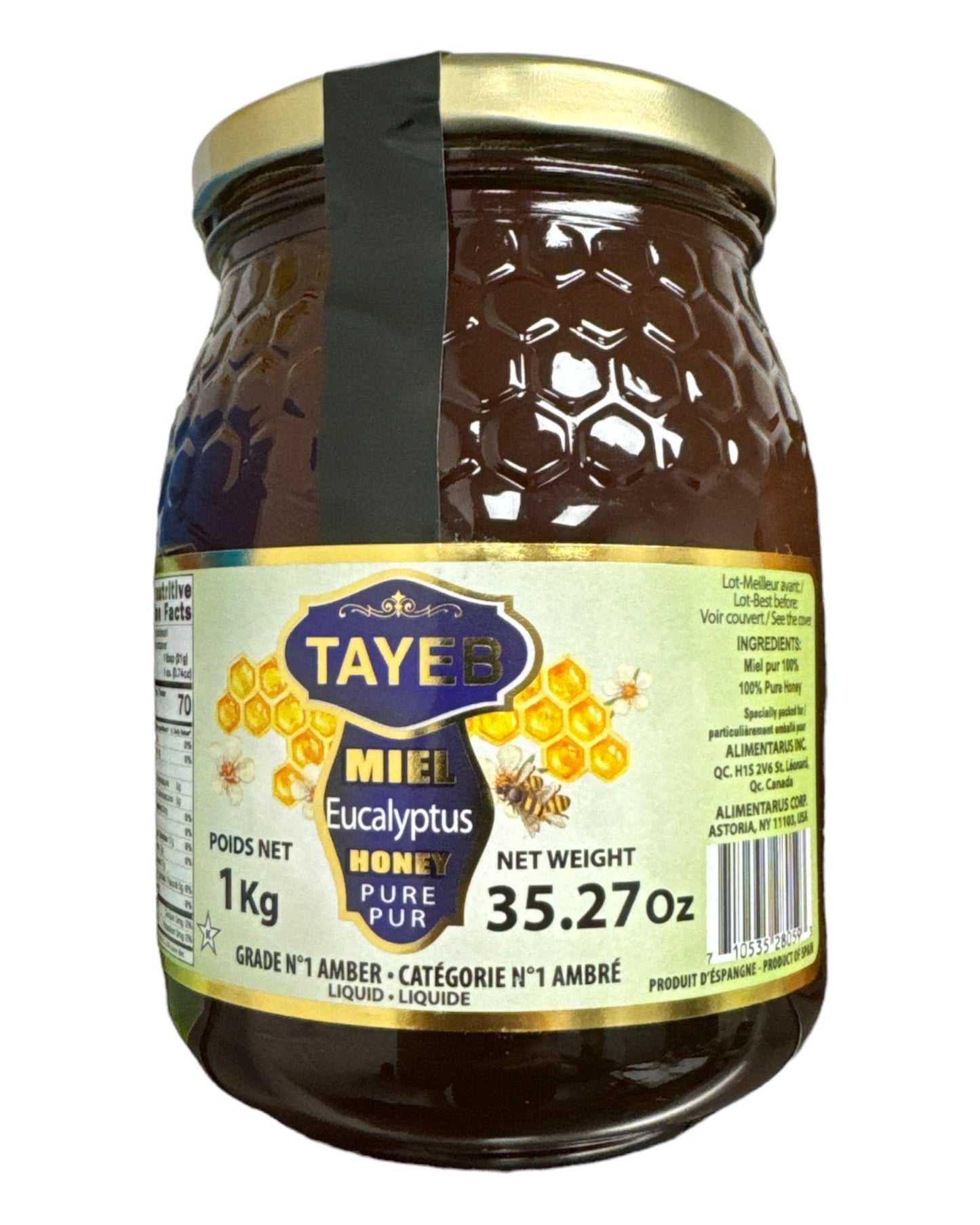 Miel d'Eucalyptus Tayeb 1Kg