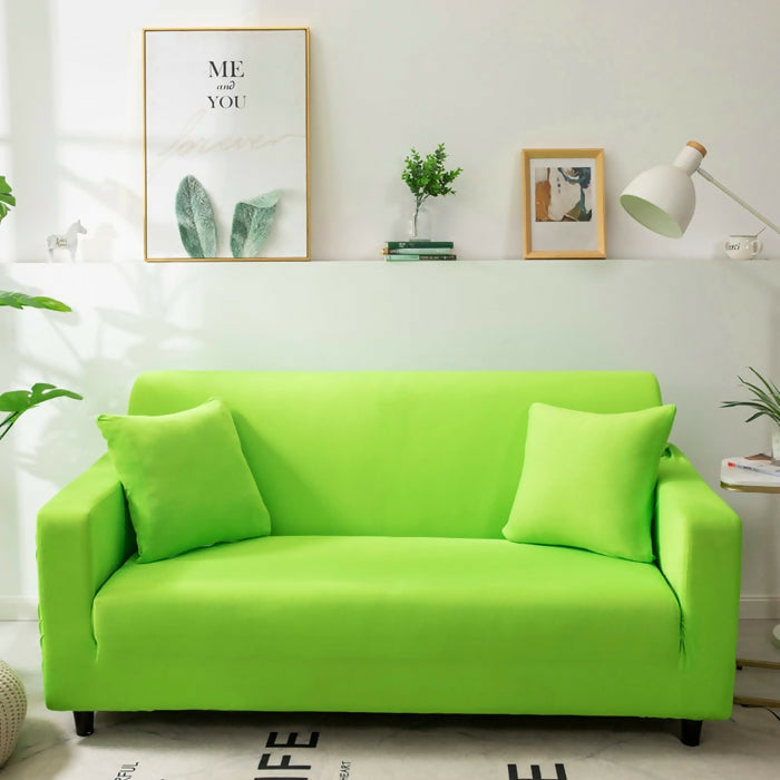 Anyhouz Sofa Cover Plain Apple Green Style and Protection
