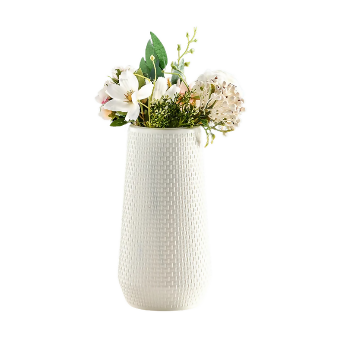Anyhouz Flower Vase Coral Large Nordic Plastic Pot Living Room Decor