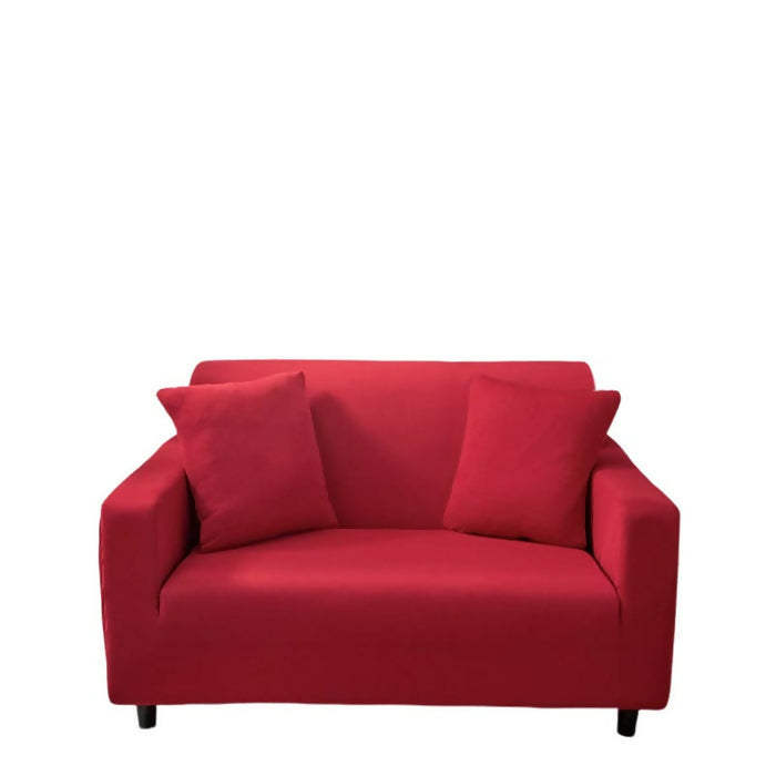 Anyhouz Sofa Cover Plain Red Style and Protection