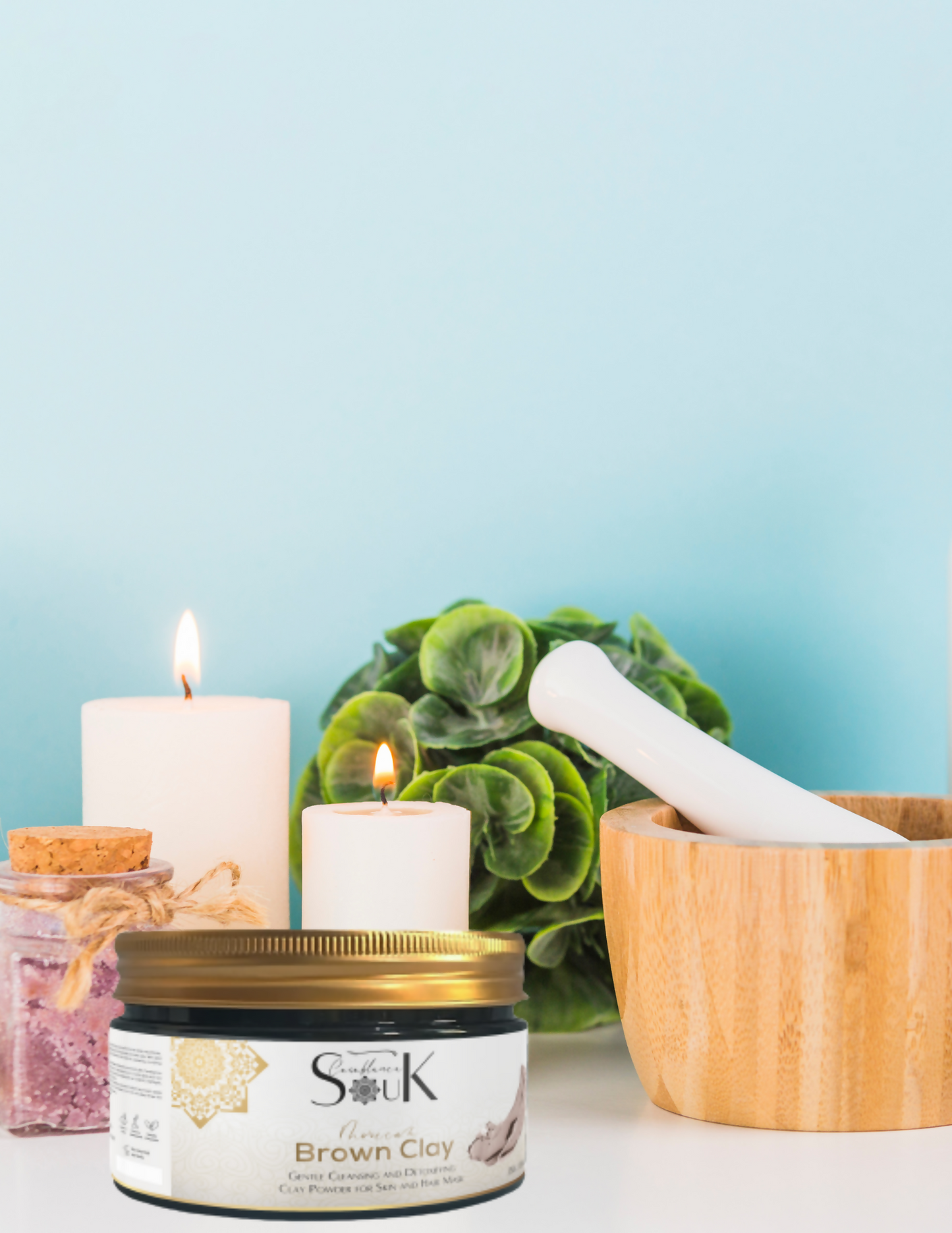 Casablanca Souk Organic Moroccan Brown Clay