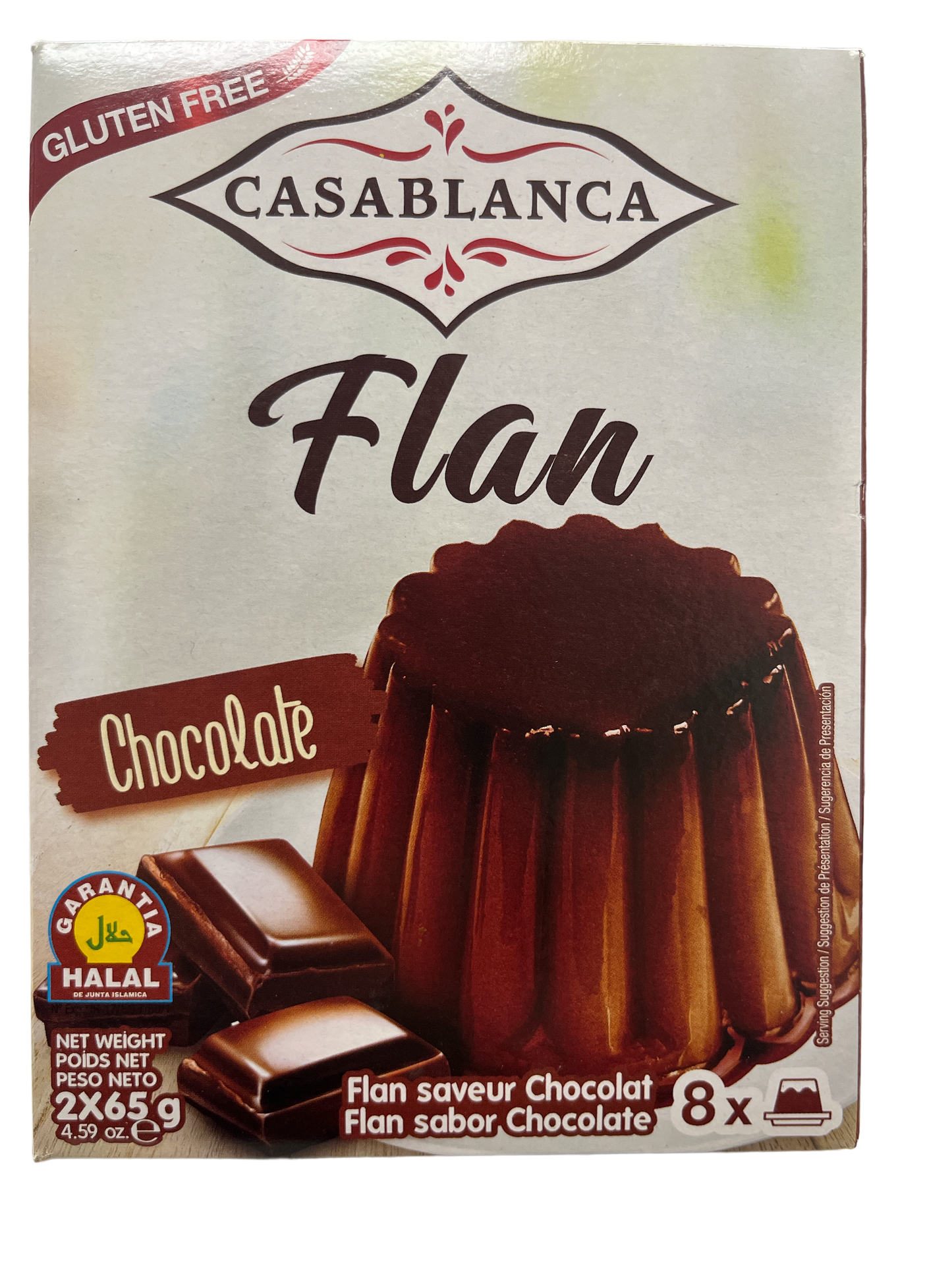 Casablanca Flan Chocolate  Gluten free 130g