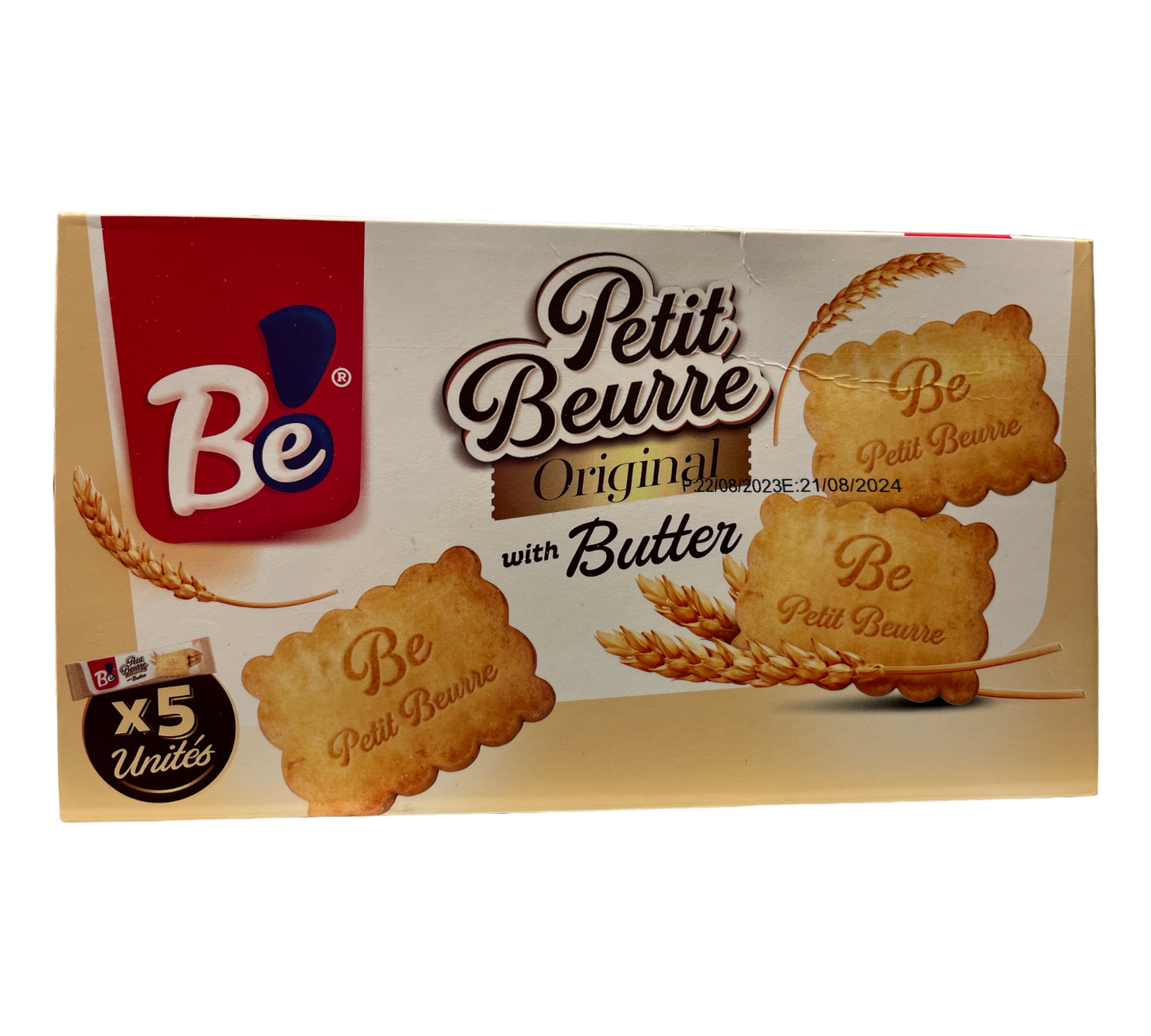 Be Petit Beurre Original with real butter 5x40g