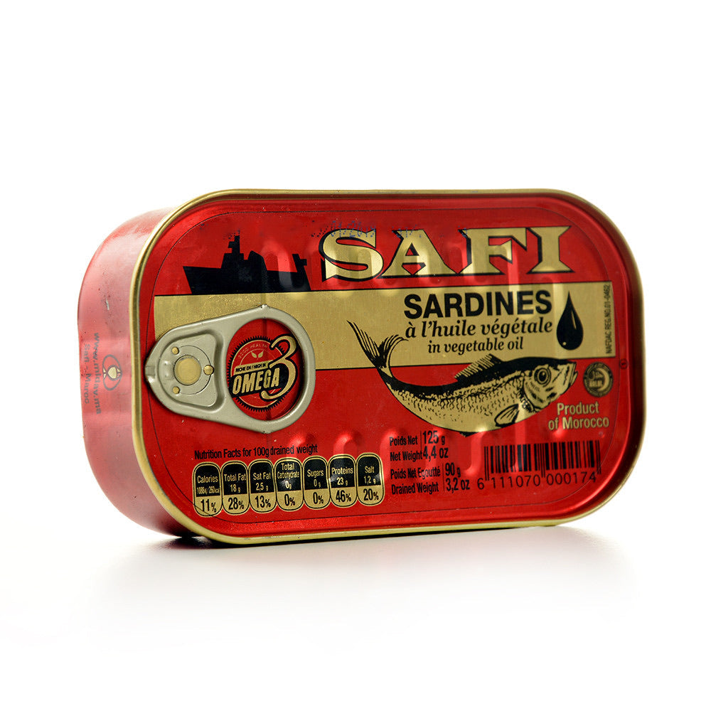 Safi Sardines in vegetable oil 125g