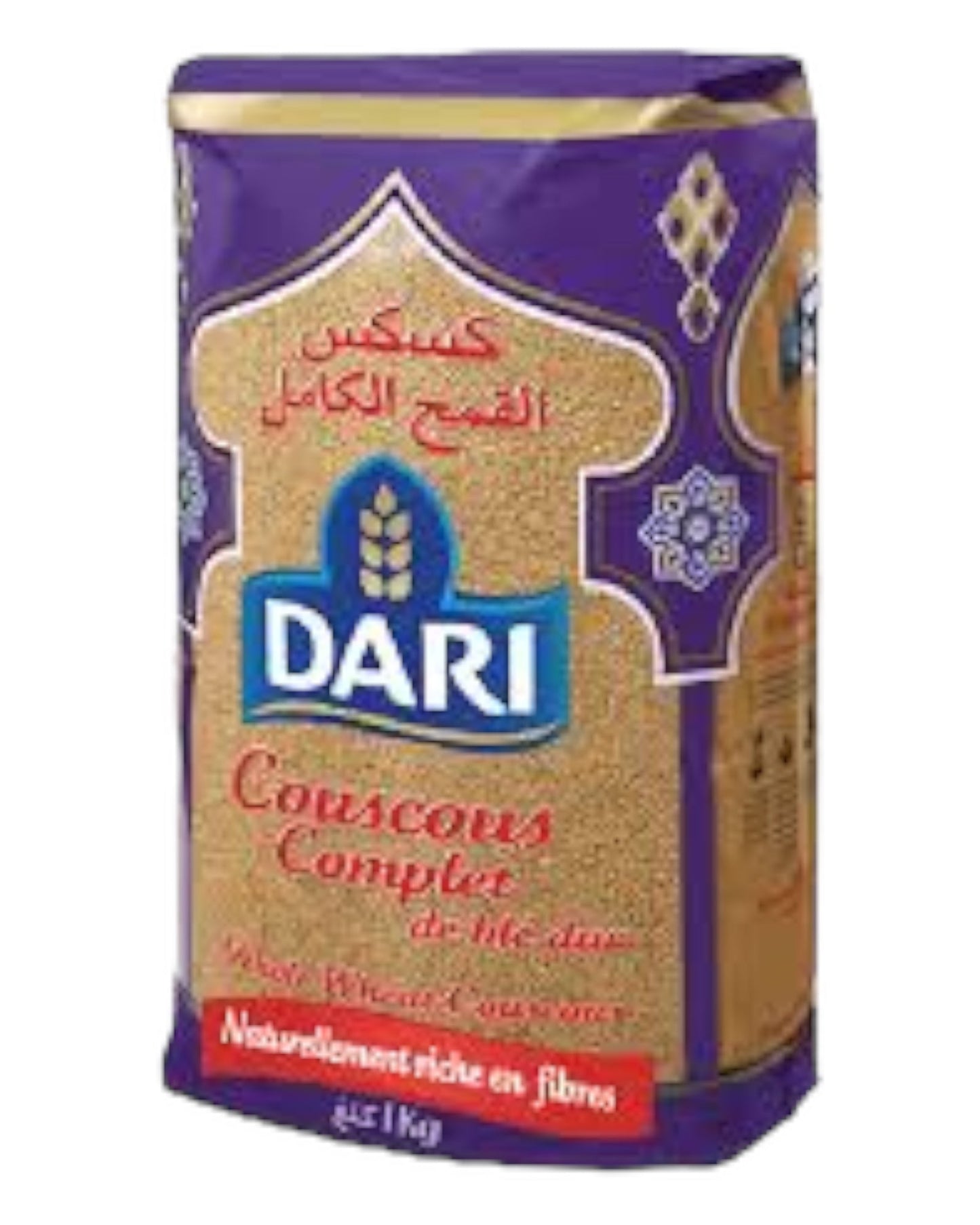 Couscous Whole wheat Dari 1kg