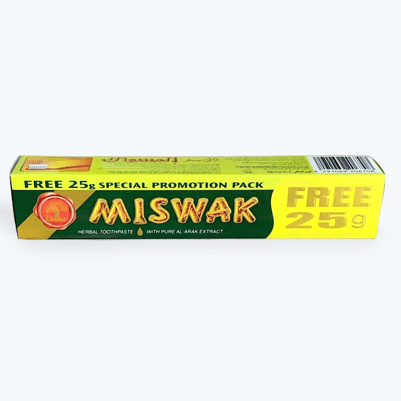 MISWAK Herbal Toothpaste 50gr + 25gr FREE (Dentifrice )