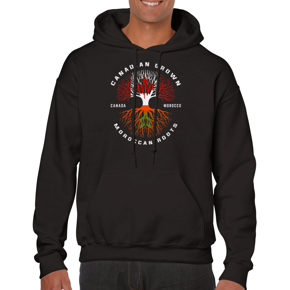 Morocco Canada Unisex Pullover Hoodie