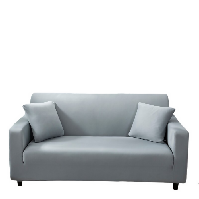 Anyhouz Sofa Cover Plain Ash Grey Style and Protection