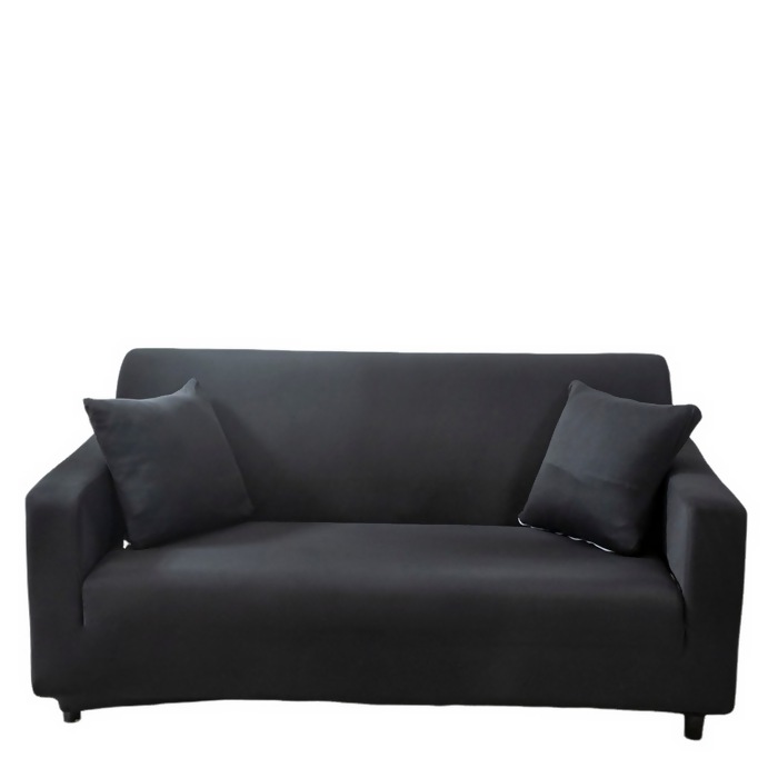 Anyhouz Sofa Cover Plain Black Style and Protection