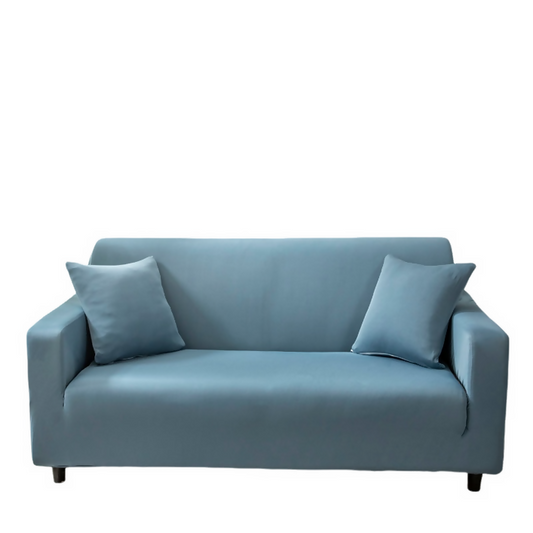 Anyhou Sofa Cover Plain Grey Blue Style and Protection