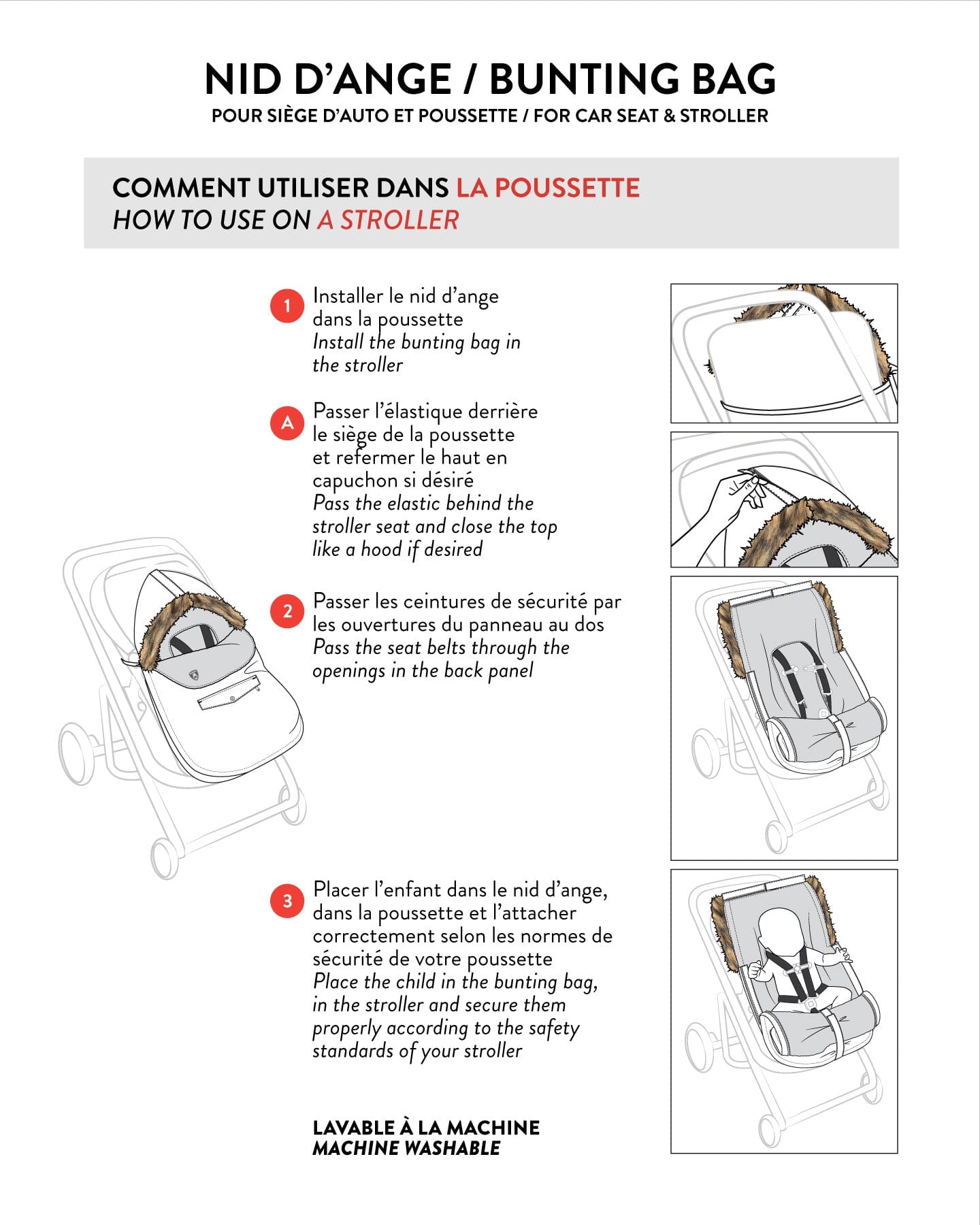 Bunting Bag Designed For Car Seat And Stroller Purple Gray