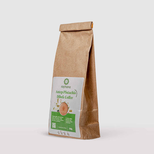 Antep Pistachio Dibek Coffee – Chunky 7-Bean Blend by Rayhana
