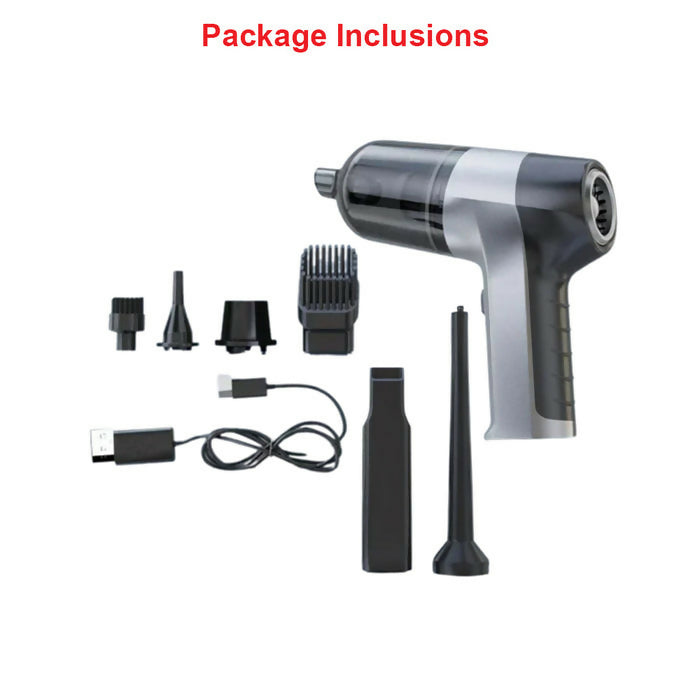 Anymob Vacuum Cleaner Black Pro 4in1 Mini Handheld