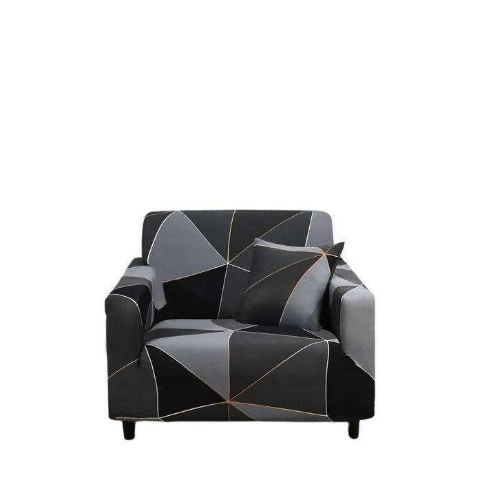 Anyhouz Cover Gray Triangular Geometric Style and Protection For Living Room