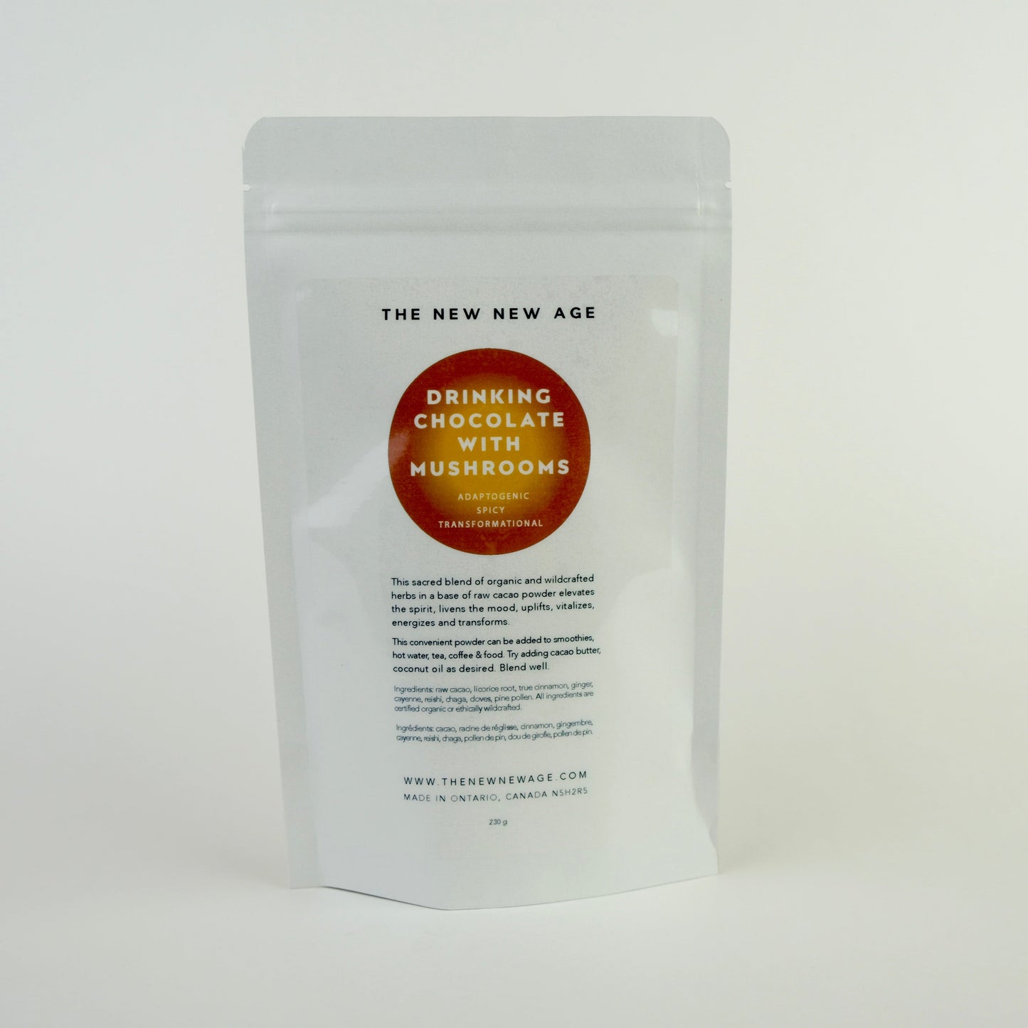 DRINKING CHOCOLATE with MUSHROOMS