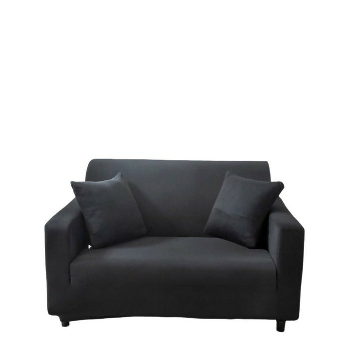 Anyhouz Sofa Cover Plain Black Style and Protection