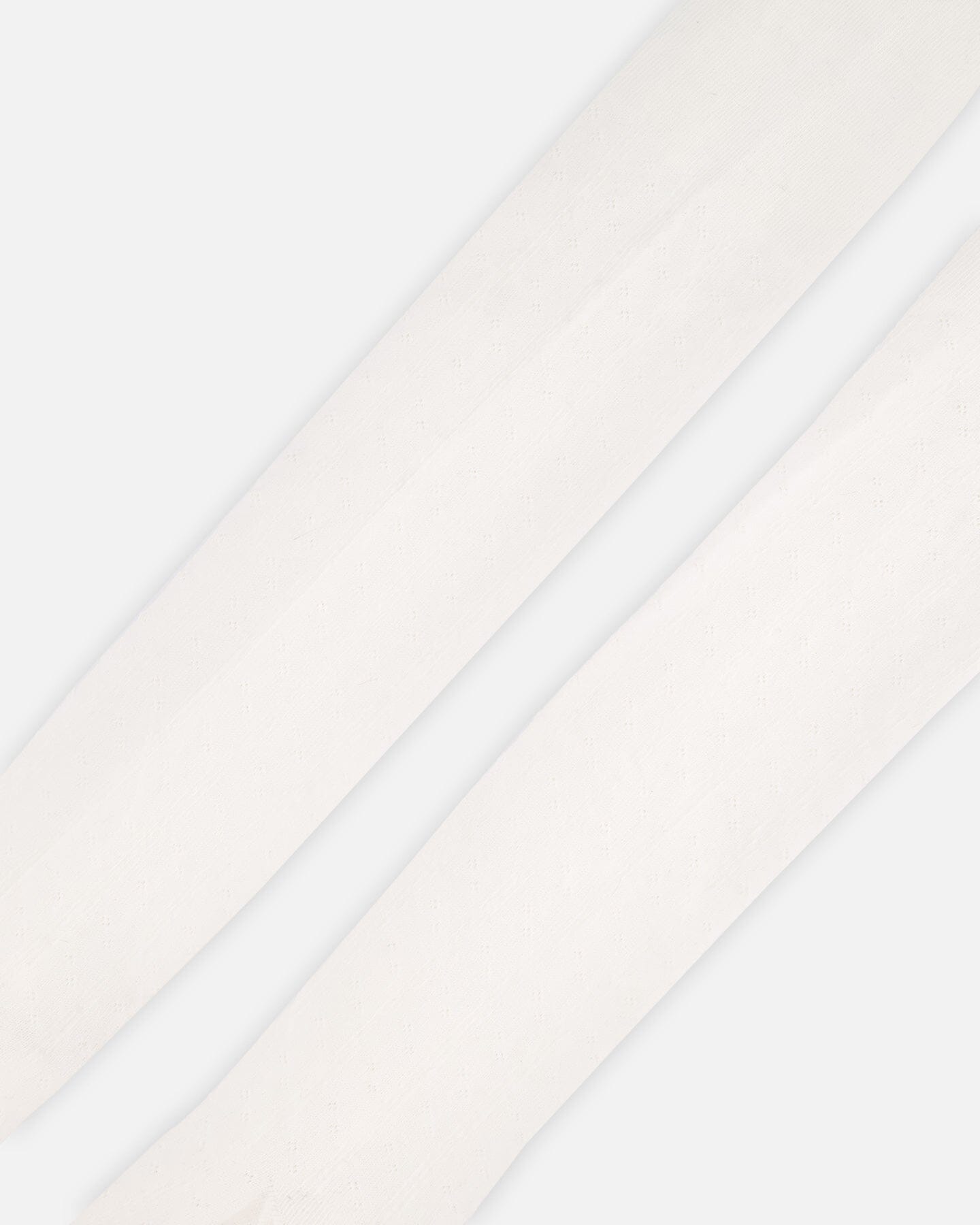 Baby Cable Tights Off White