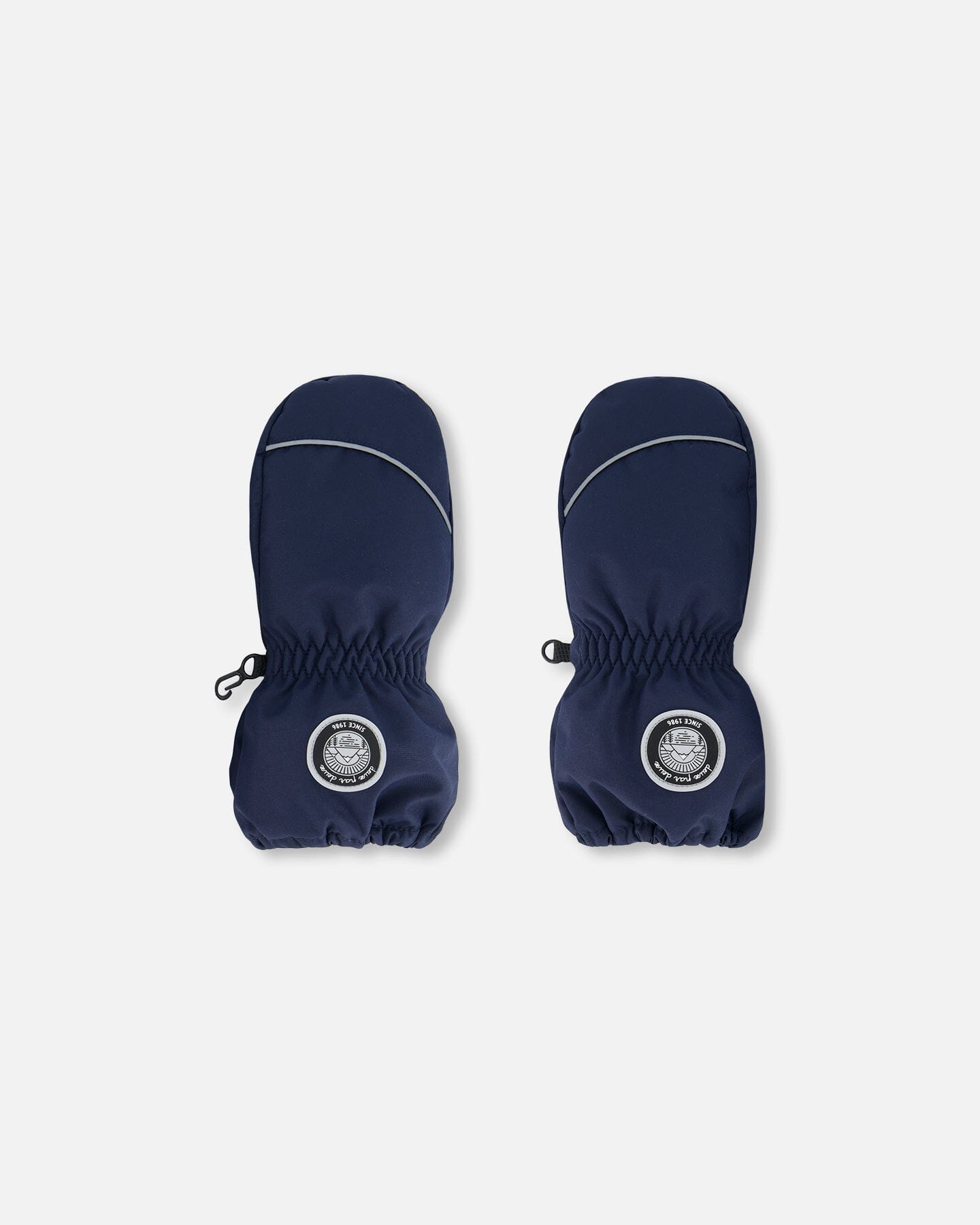 Solid Mittens Navy