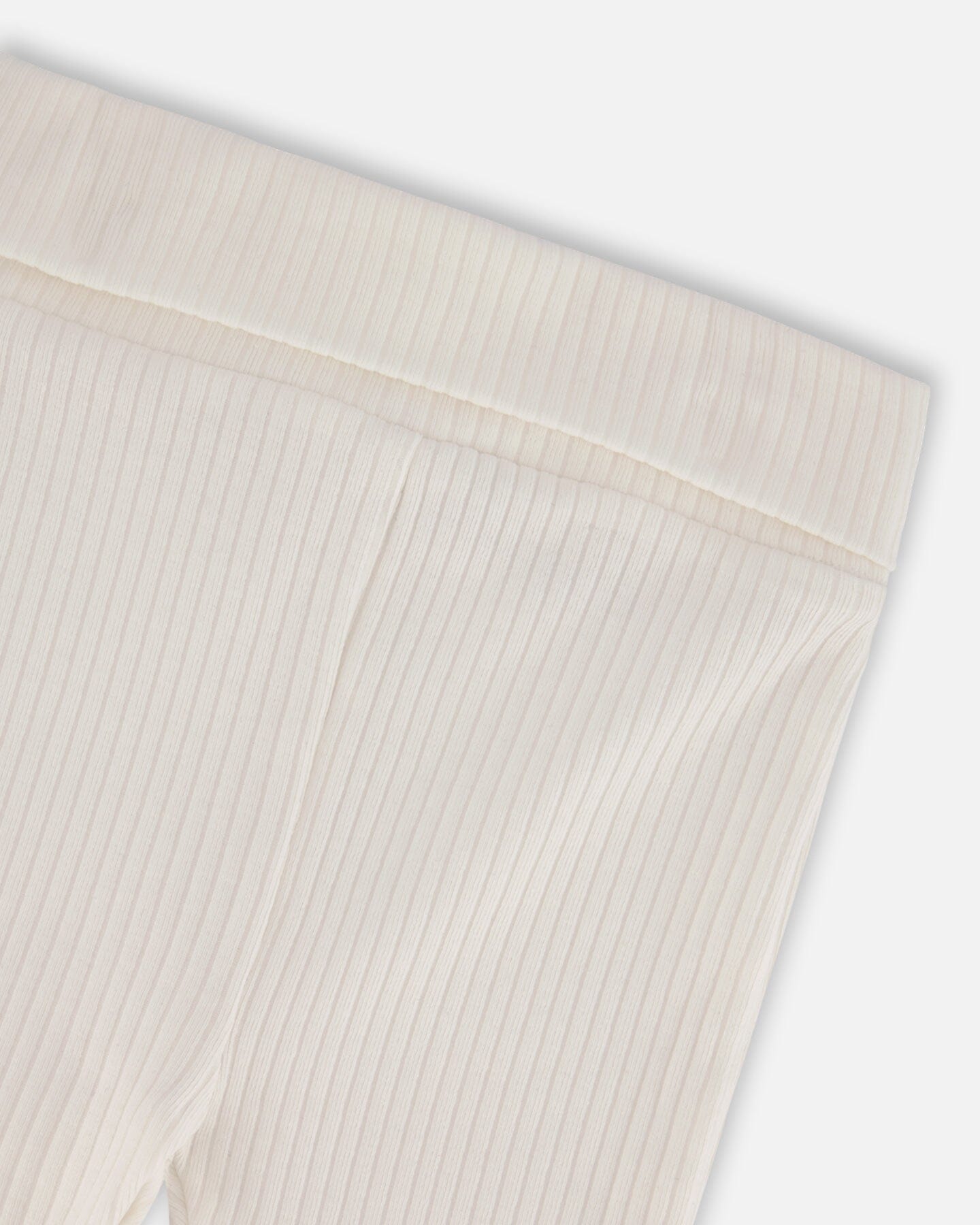 Printed Muslin Tunic And Rib Leggings Set Pink And White Flowers