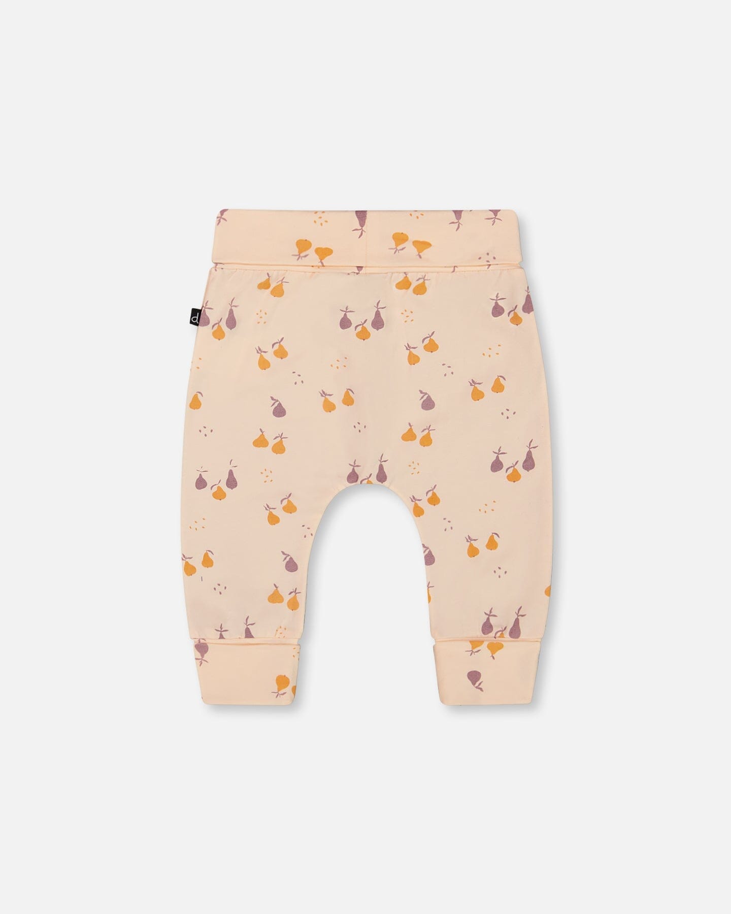 Organic Cotton Evolutive Pant Peach Printed Pears