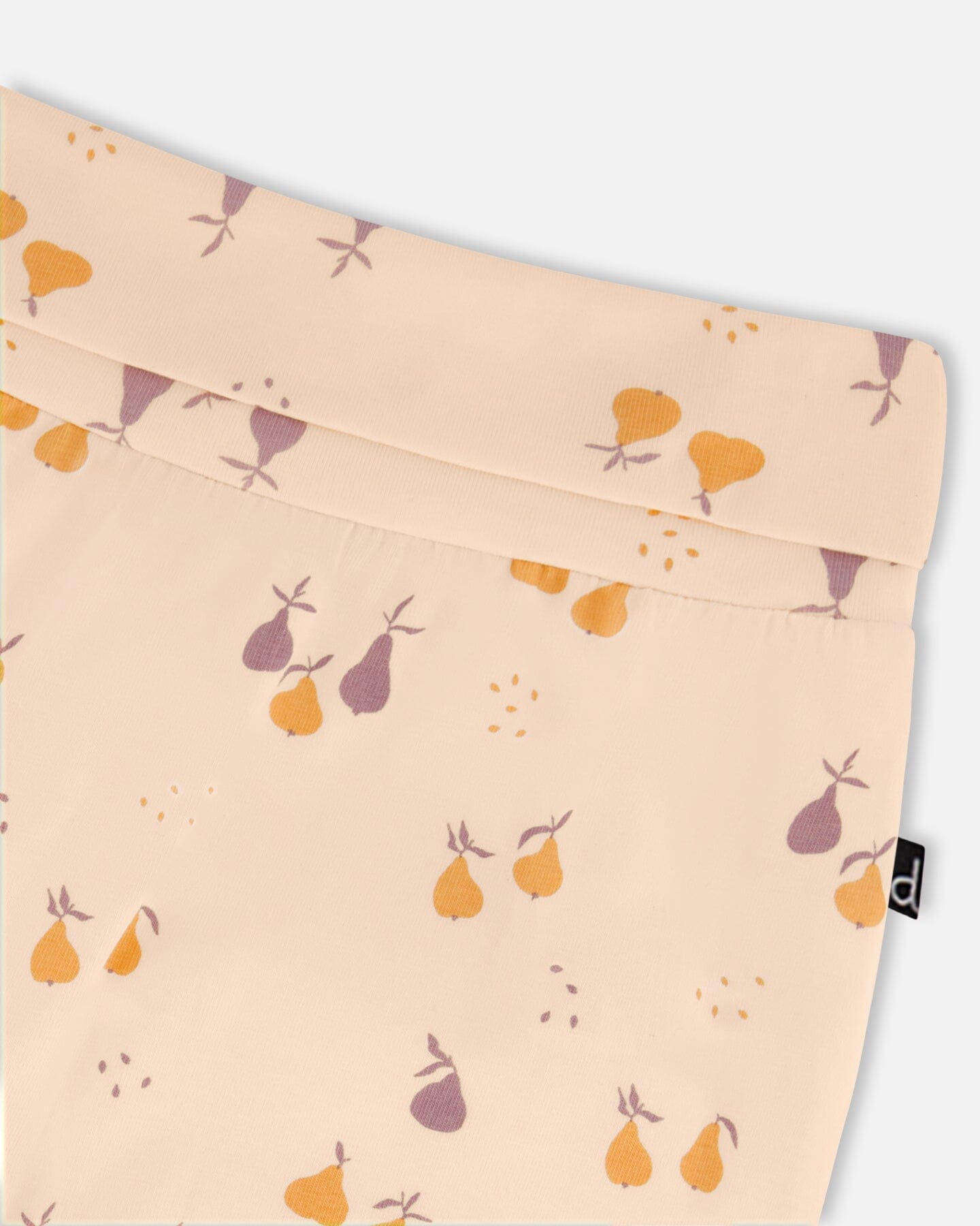 Organic Cotton Evolutive Pant Peach Printed Pears