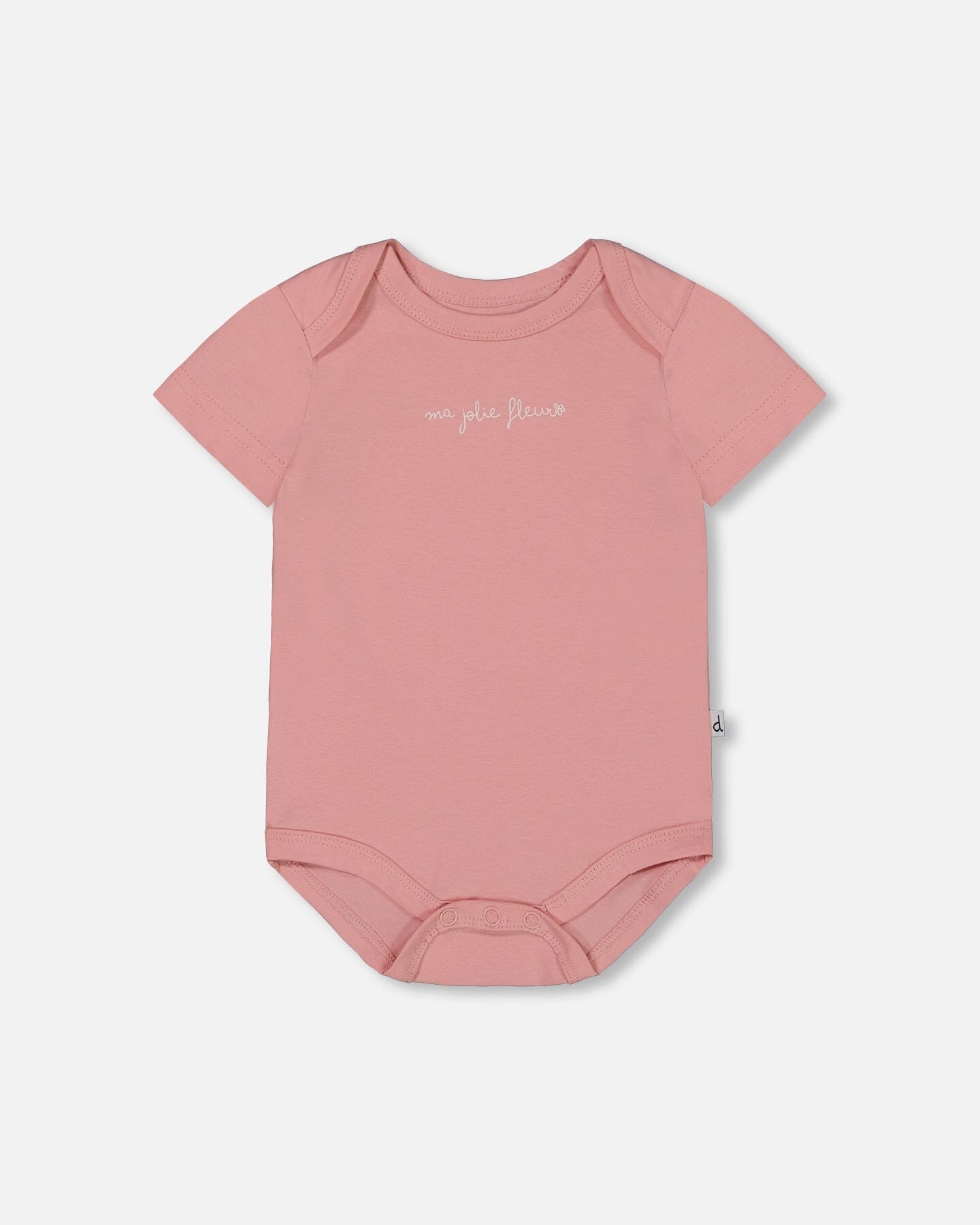 Organic Cotton Onesie Soft Pink