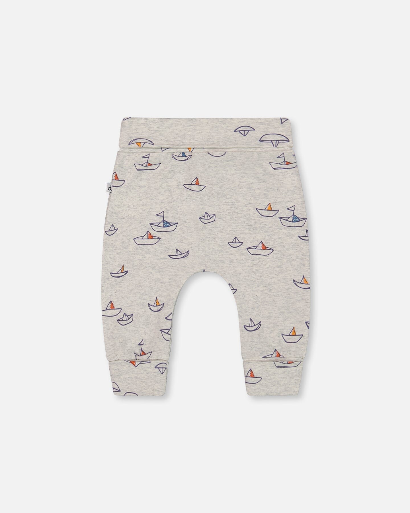 Printed Organic Cotton Evolutive Pant Little Paper Boat