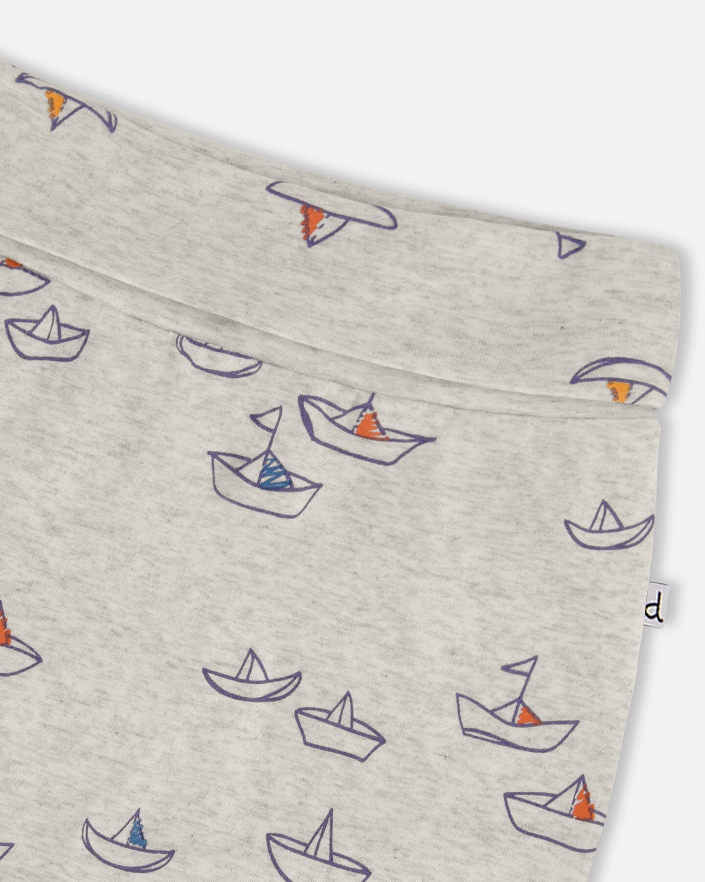 Printed Organic Cotton Evolutive Pant Little Paper Boat