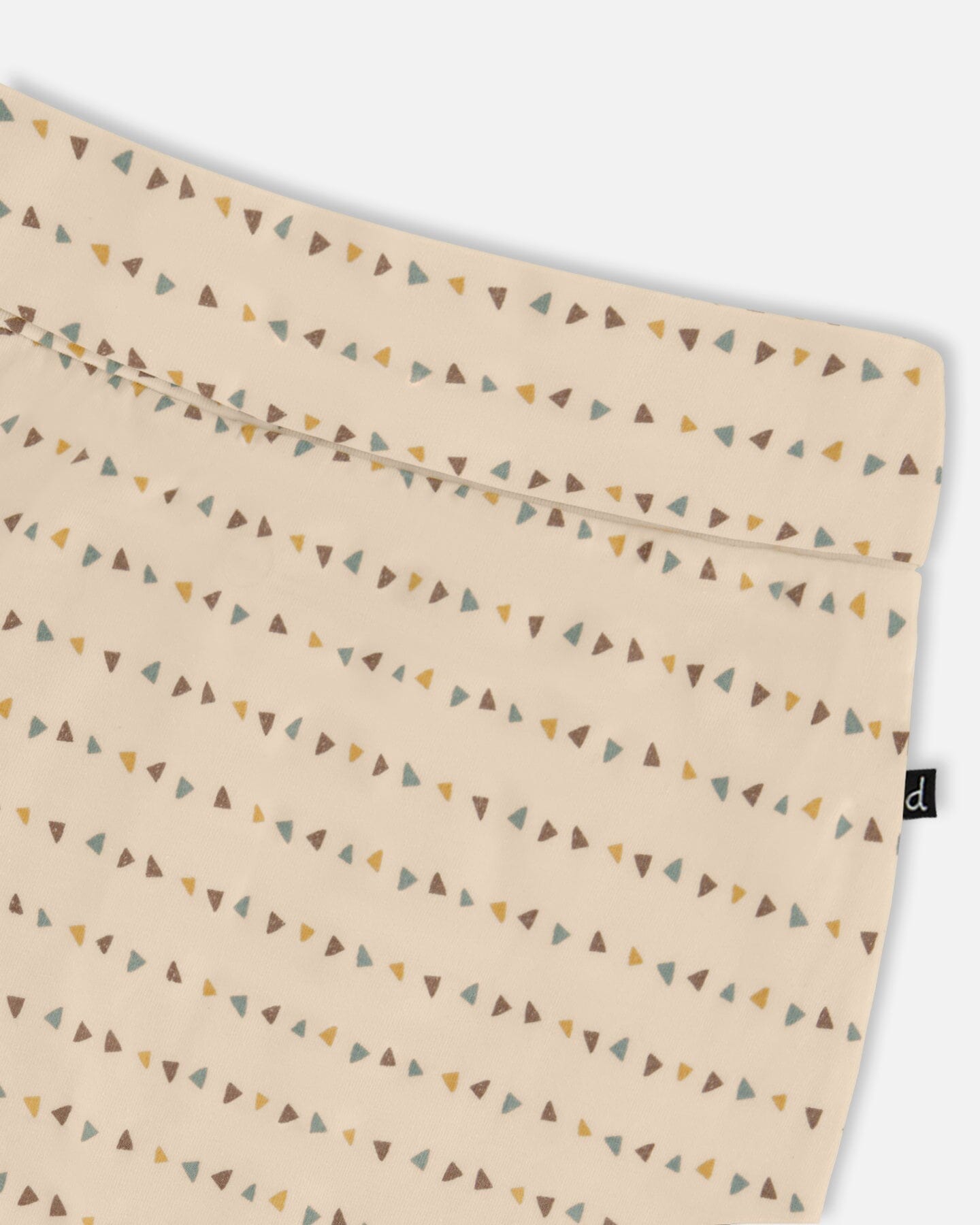 Printed Organic Cotton Evolutive Pant Off-White