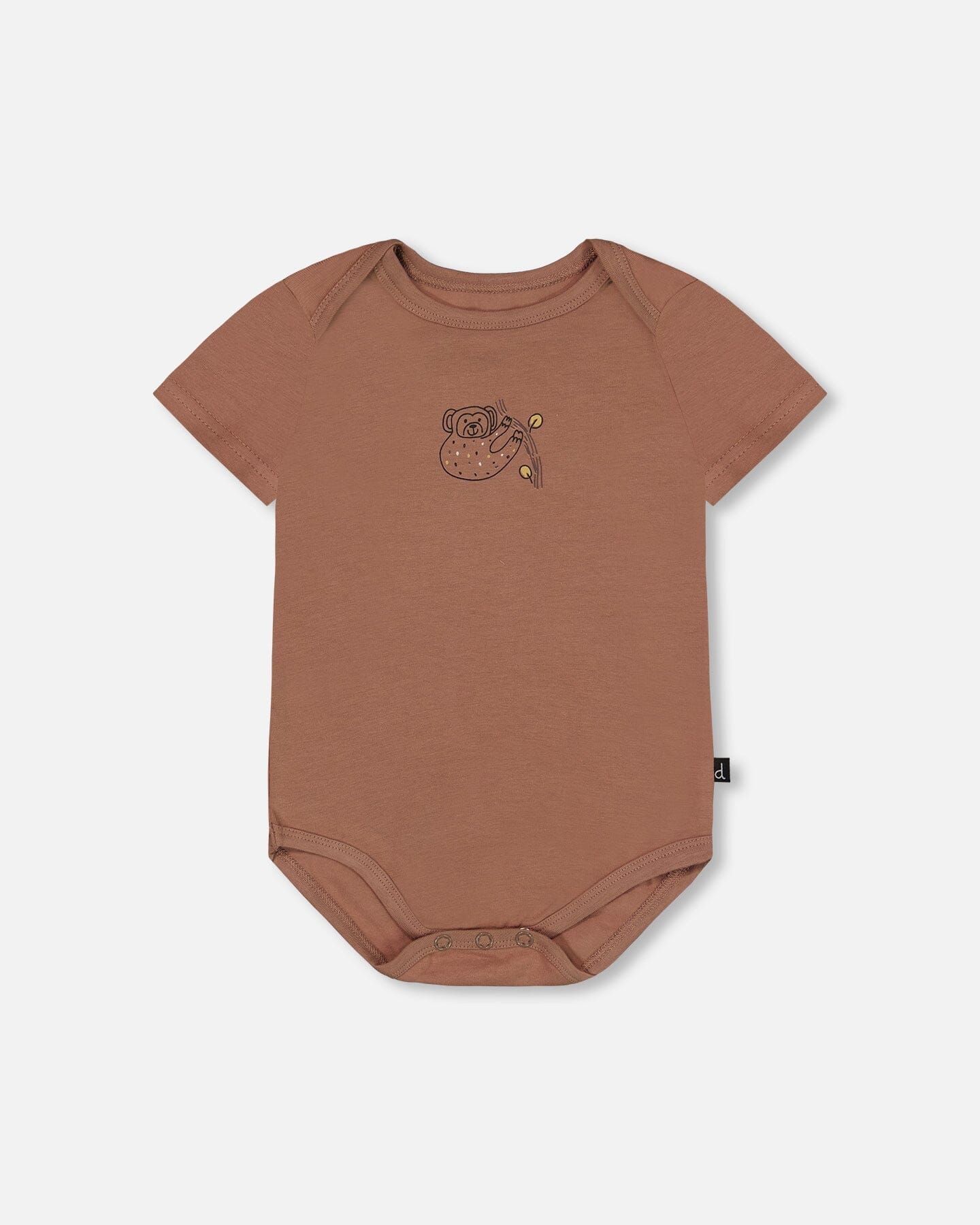 Organic Cotton Onesie Brown