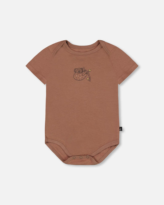Organic Cotton Onesie Brown