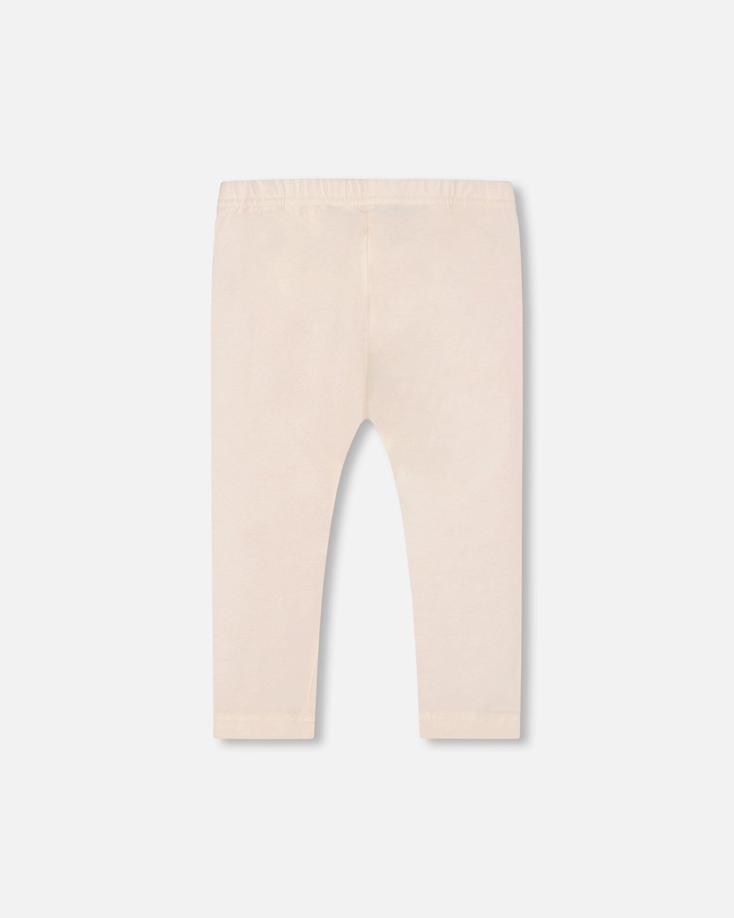 Organic Cotton Legging Cream With Blue Flowers