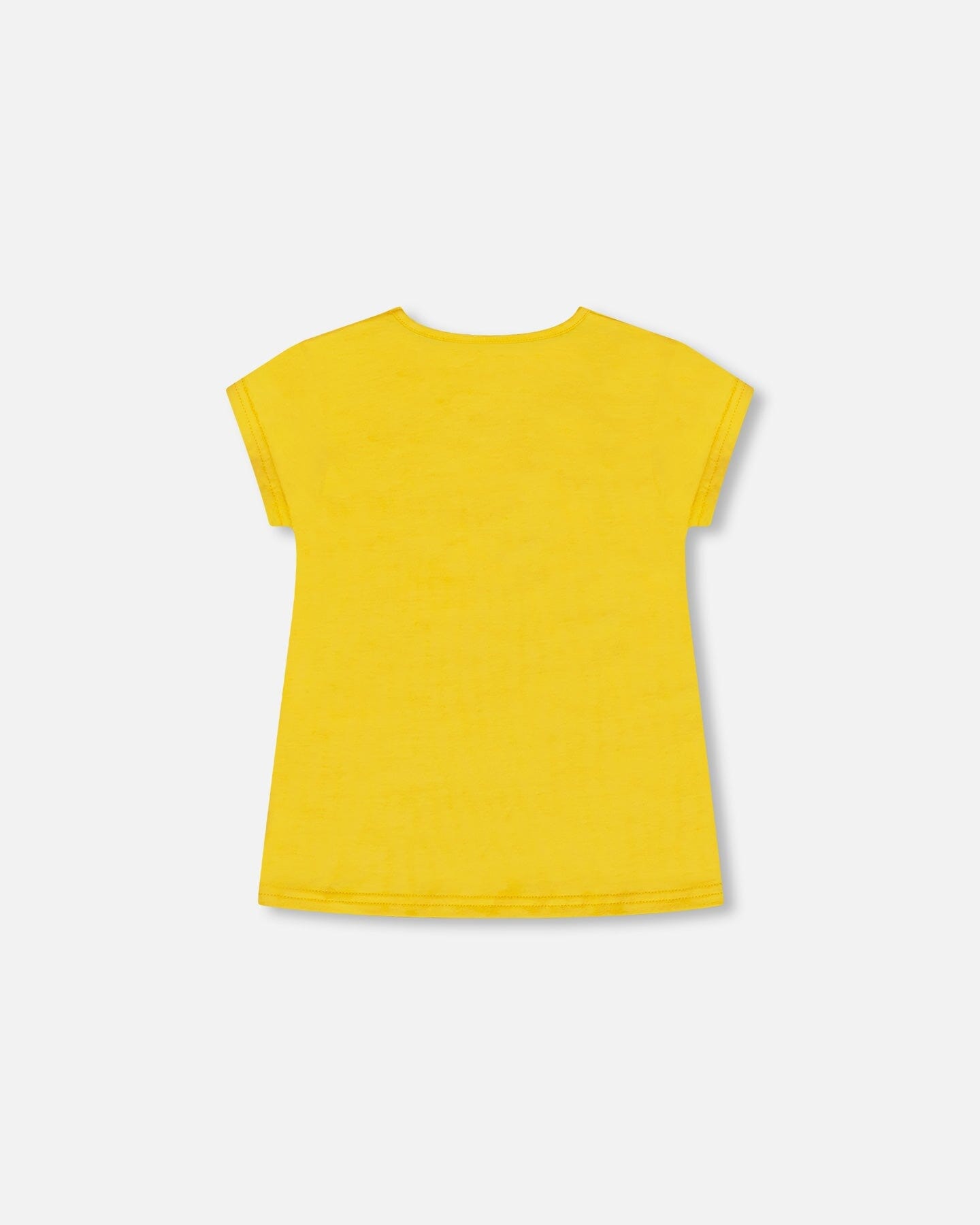 Organic Cotton Tee Yellow And Birds