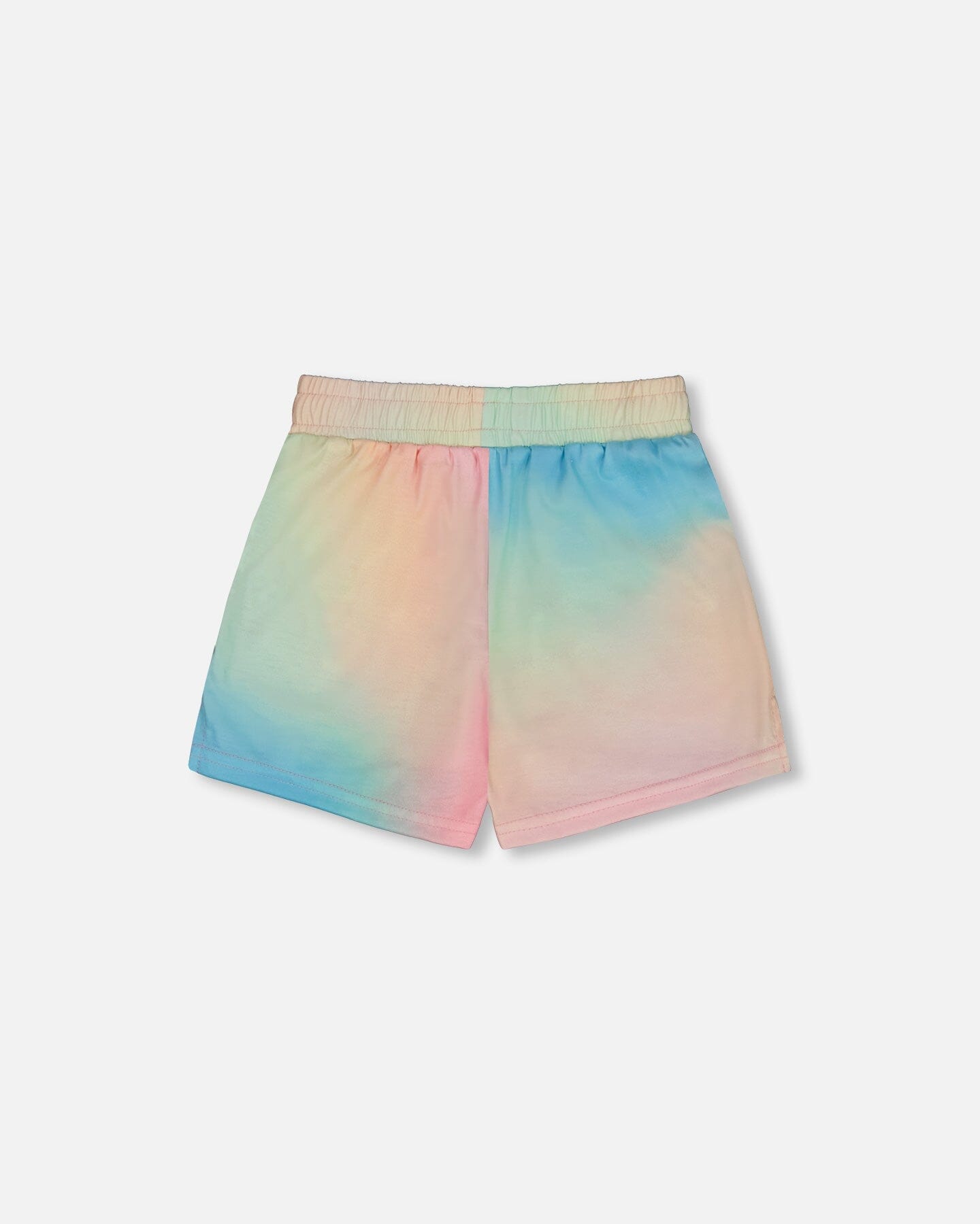 Printed Short Multicolored Tie Dye