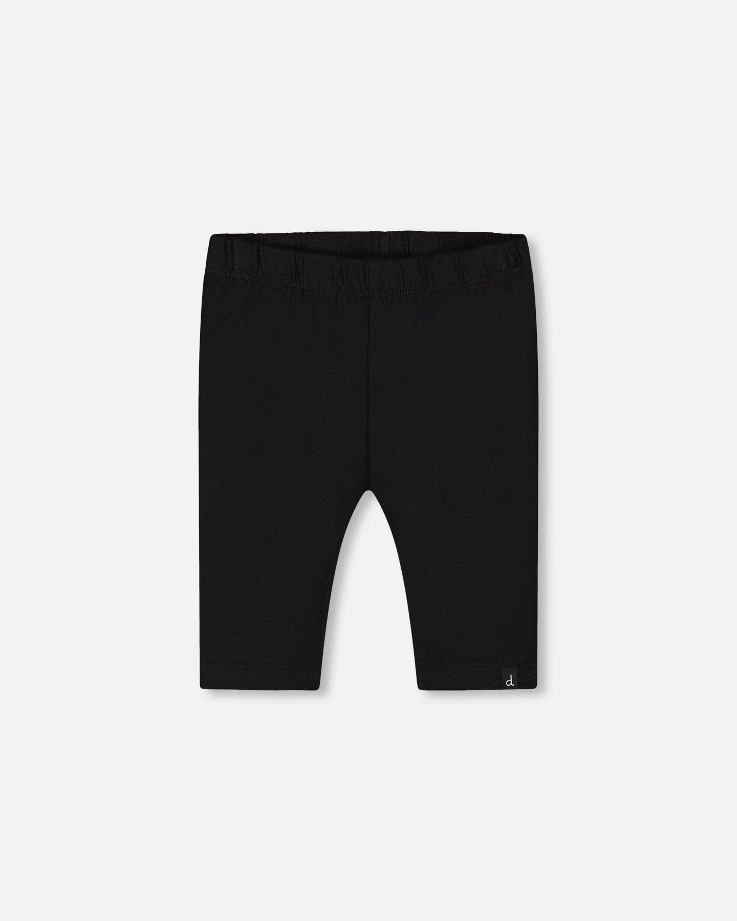 Organic Cotton Biker Short Legging Black