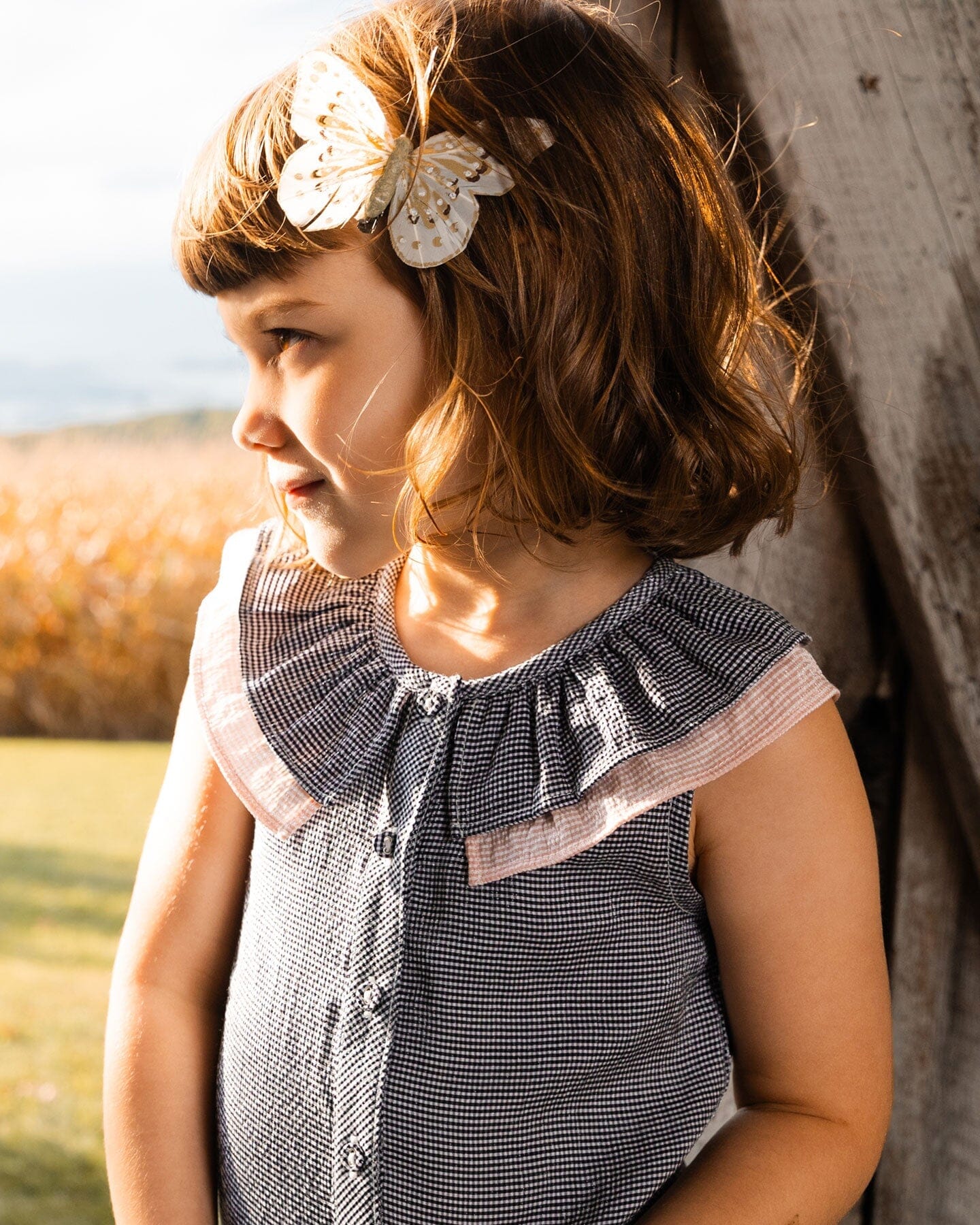 Sleeveless Top With Front Tie Black And Sparkling Pink