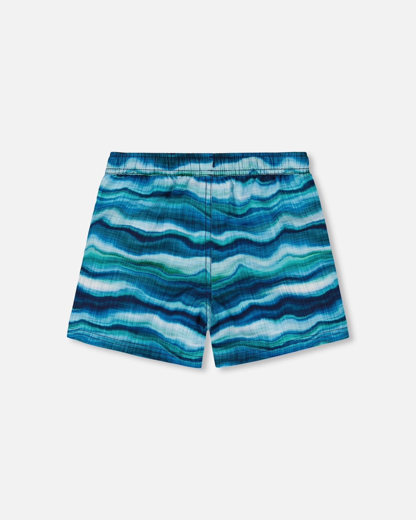 Printed Boardshorts Blue Wave And Black