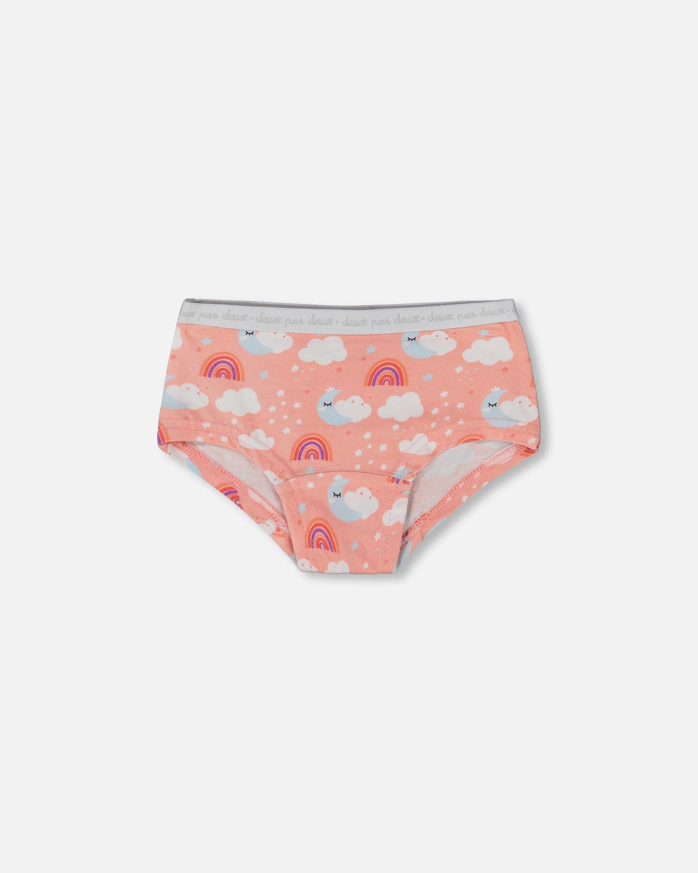 Printed Organic Cotton Boyshort Panties (Pack Of 3) Multicolored