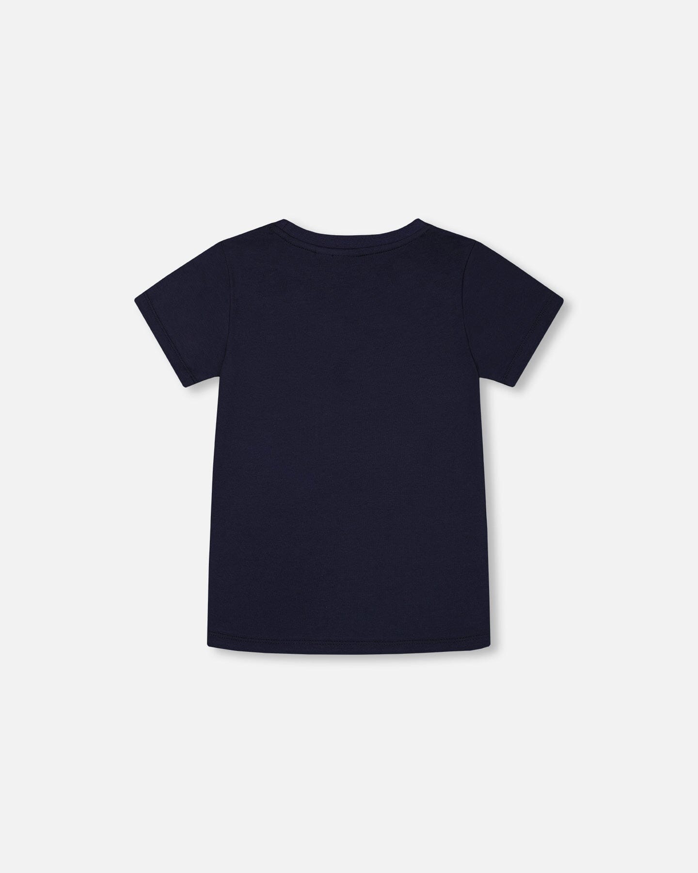 Short Sleeve Tee With Pocket Navy Blue